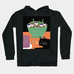 halloween cat 2 Hoodie